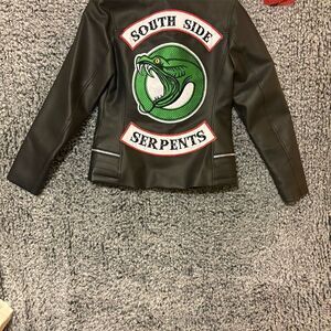 Bradley Bayou Unisex XS Black Motorcycle Jacket South Side Serpents